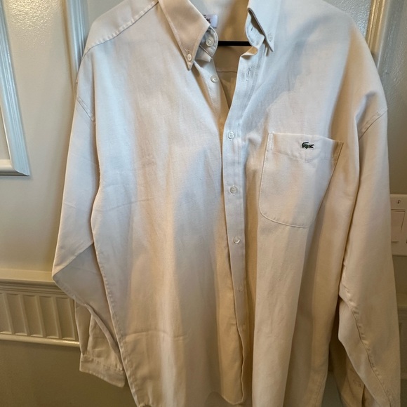 Lacoste Other - Lacoste Men's 44/XL Quality-100% cotton, like new Button Down Shirt-